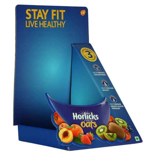 Horlicks Oats corrugated counter displays