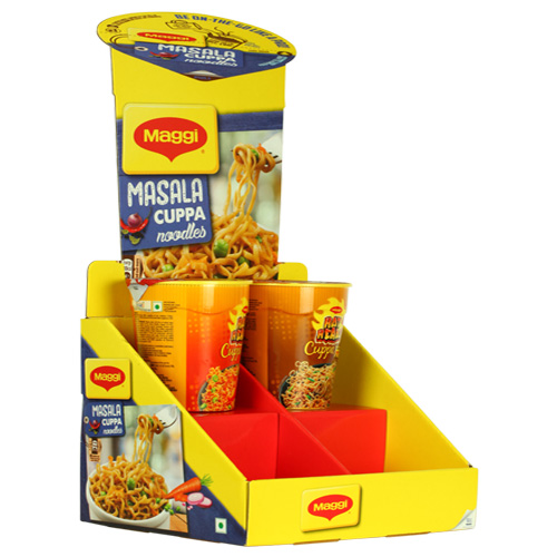 Maggi Masala Cuppa corrugated counter displays