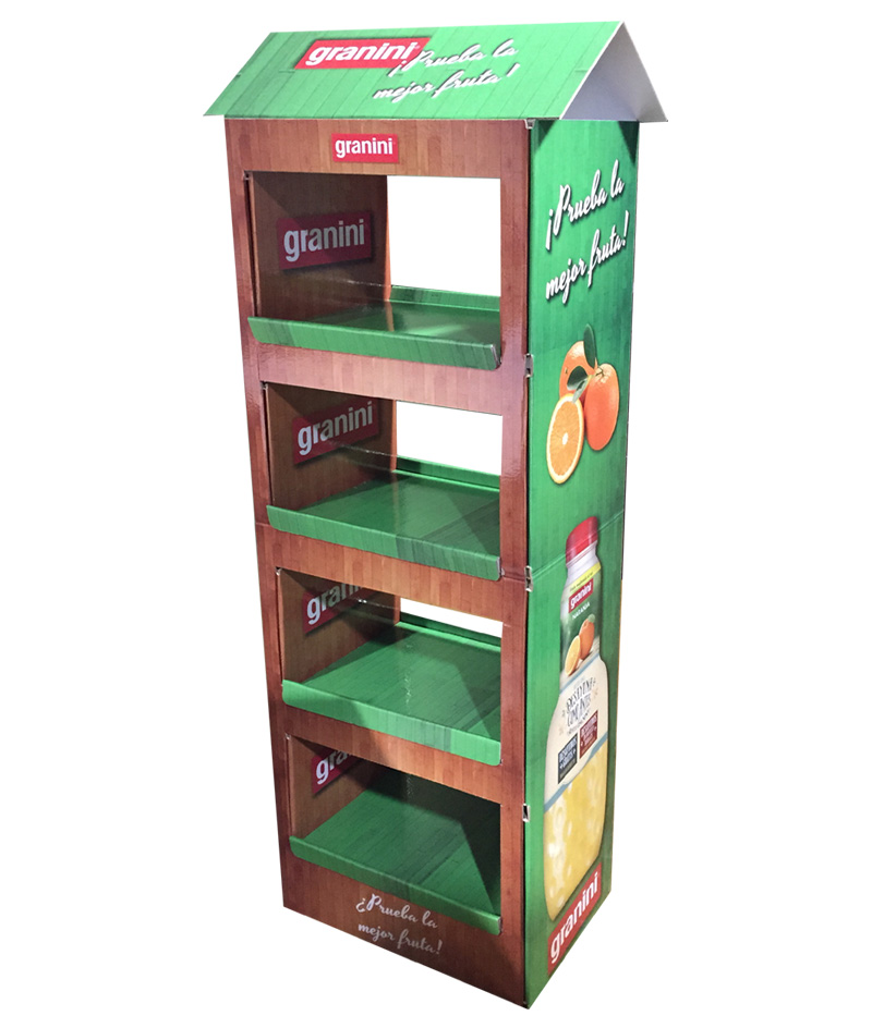 free standing display units