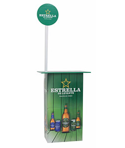 Estrella free standing display unit