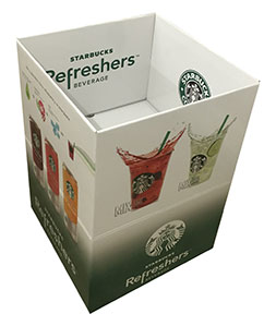 Refreshers free standing display unit