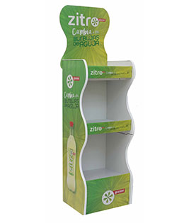 Zitro free standing display unit